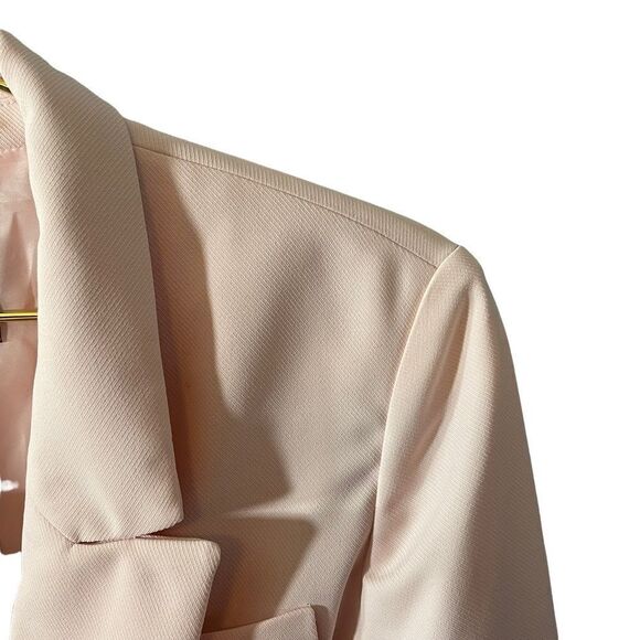 Banana Republic Factory Pink Blush Tie Waist Blazer Size 10 NWT - Picture 2 of 11
